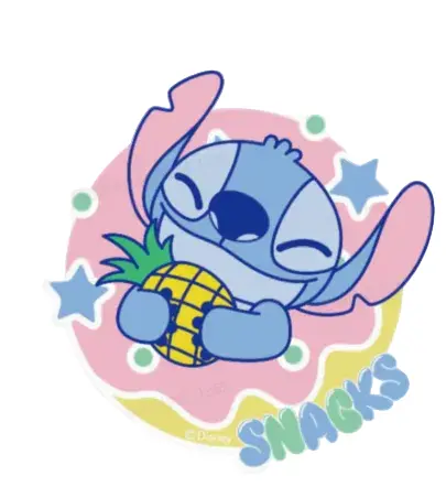 Disney Stitch Dinner Party Collection Mouse Pad (Round) 1