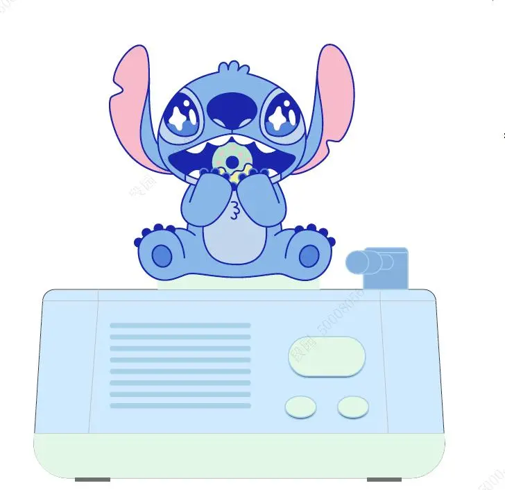 Disney Stitch Dinner Party Collection Wireless Speaker Model: M05 1