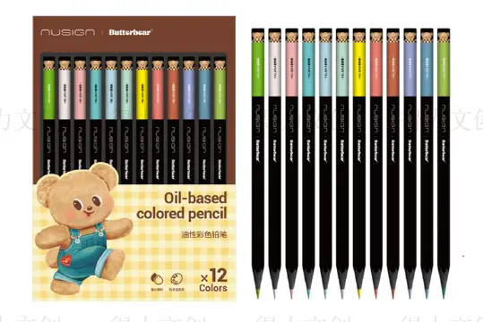 Butterbear Collection 12-Color Coloring Pencil 1