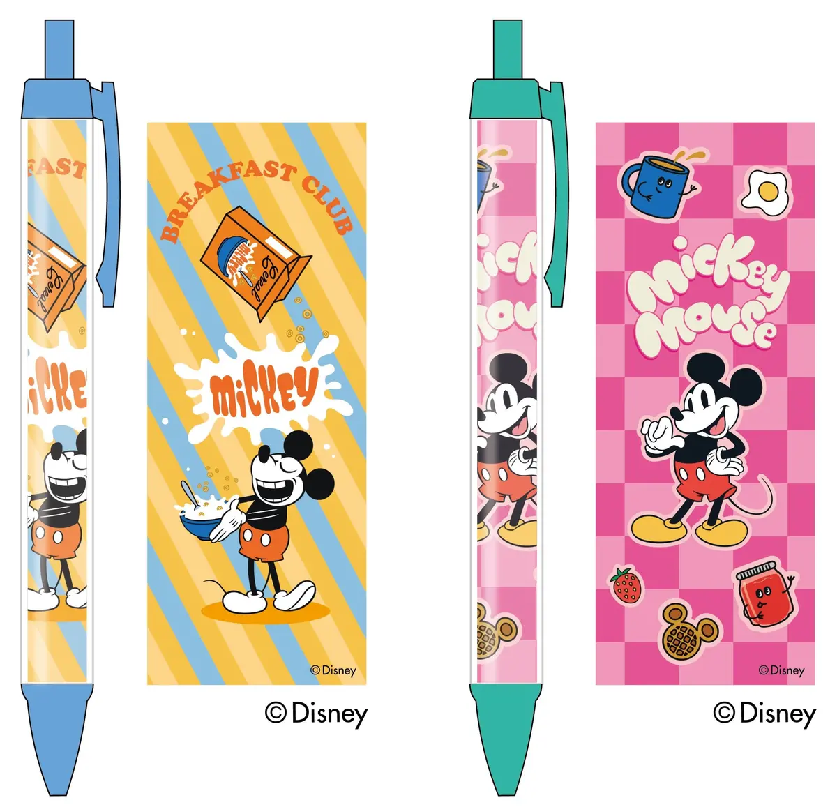 Disney Mickey Food Collection Sandwich Ballpoint Pen (B) (1.0Mm, Black) (2 Assorted Models) (Pdq) 1