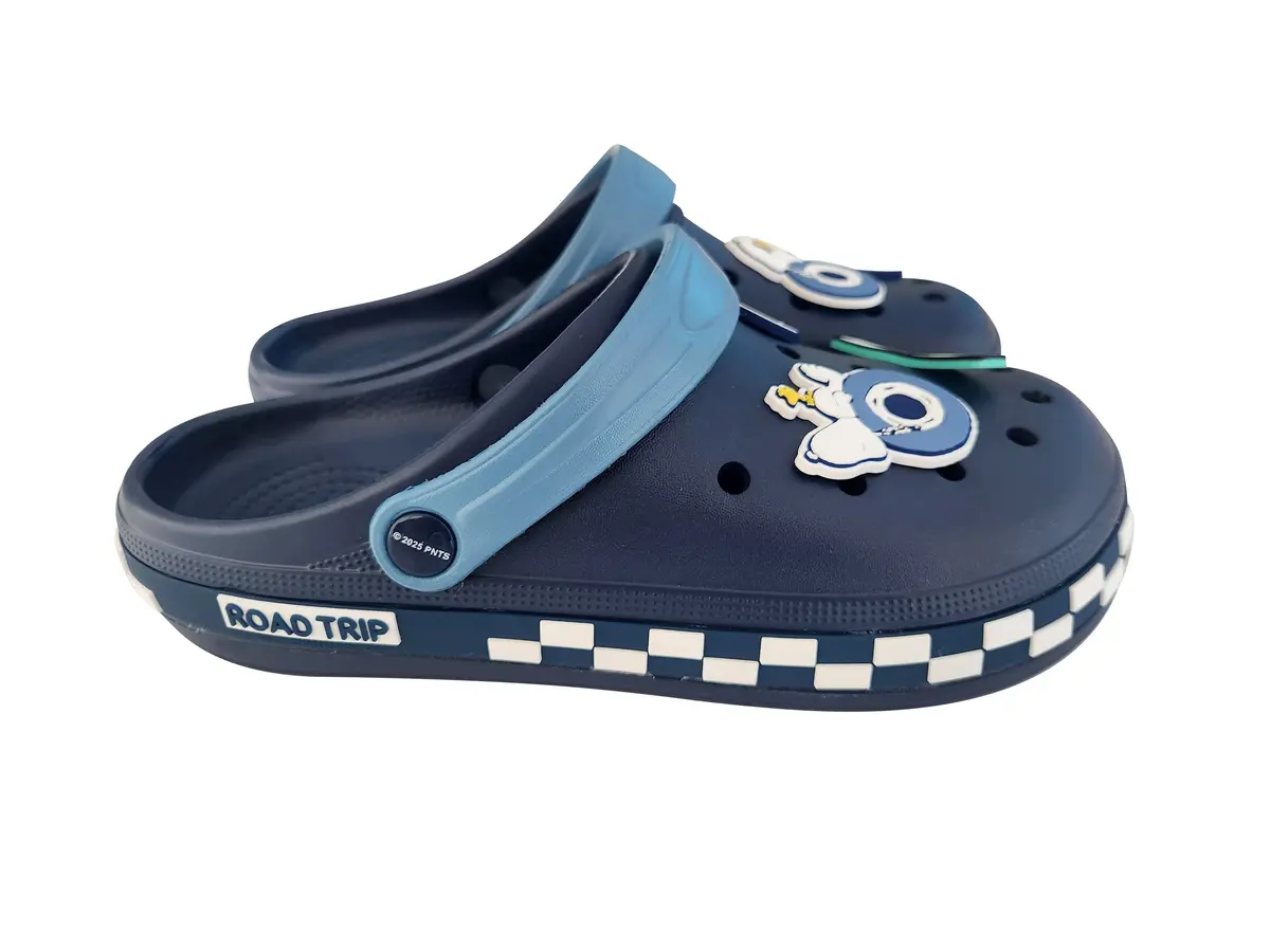 (Blue,43-44) Snoopy Collection Clogs 1