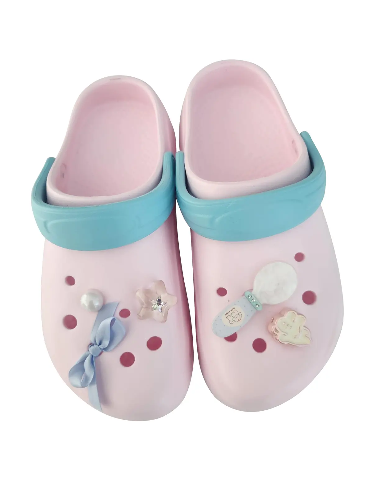 (Pink,39-40) Lovely Clogs 1