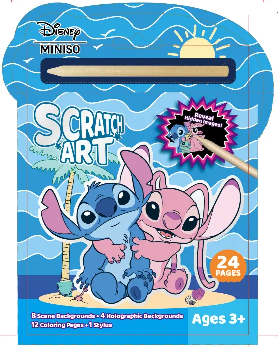 Disney Stitch Collection Scratch Painting 1