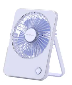 Macaron Color Foldable Fan - Purple 1