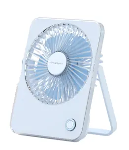 Macaron Color Foldable Fan - Blue 1