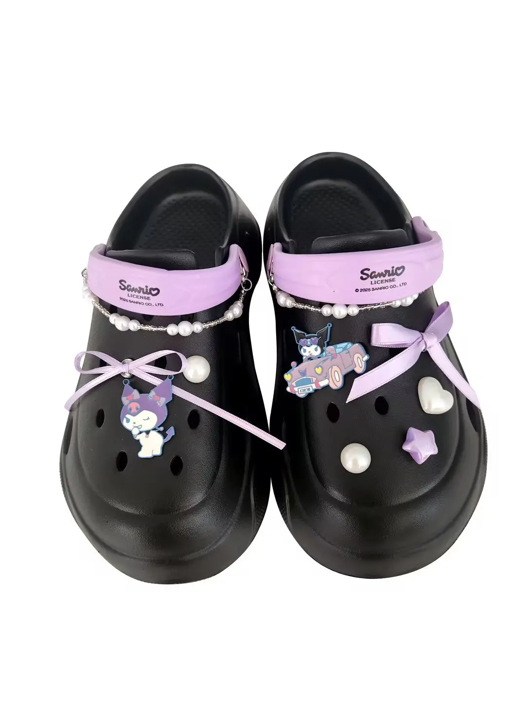 (Purple,39-40) Kuromi Clogs 1