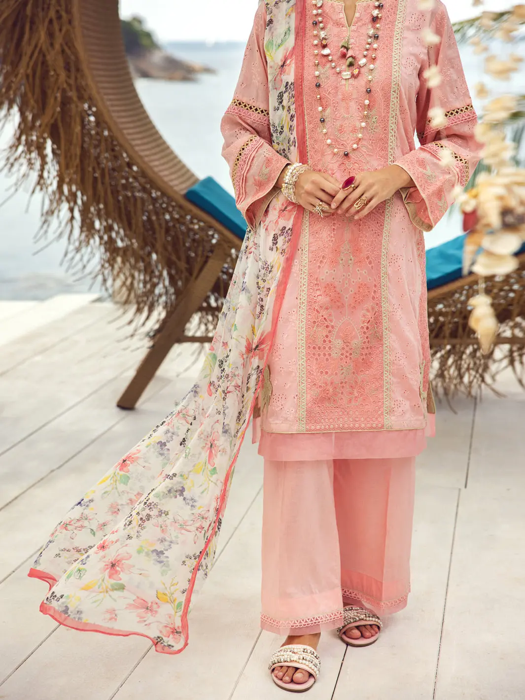 Pink Dyed Lawn 3Pc Stitched - Alp-3Ps-1726 1