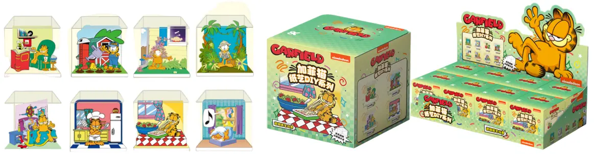 Garfield Diy Setting Collection (8 Assorted Models) (Pdq) 1