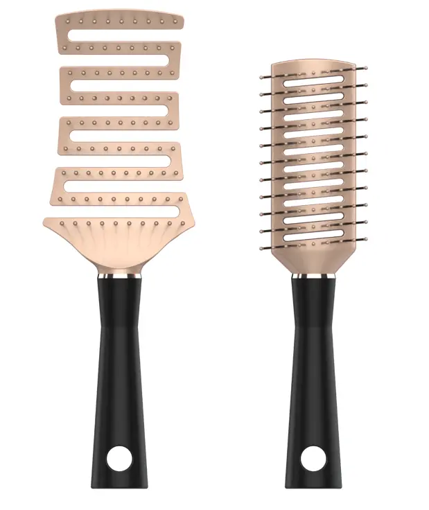 Black Golden Series Classic Vented Brush For Styling(Small) 1