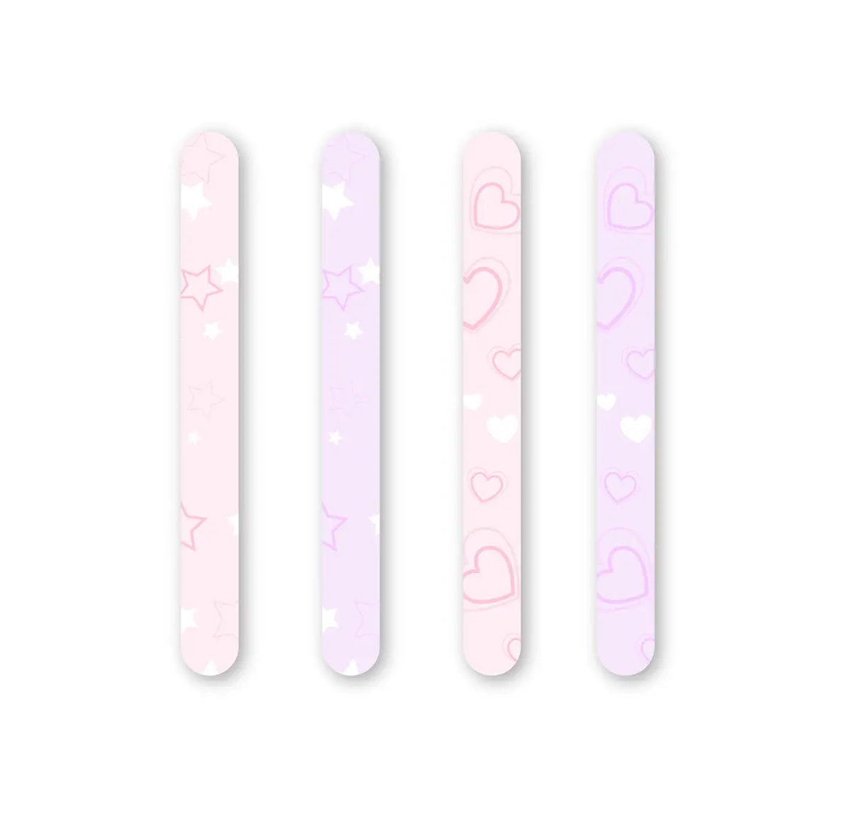 Macaron Series Thicker Nail Files (4 Pcs) 1