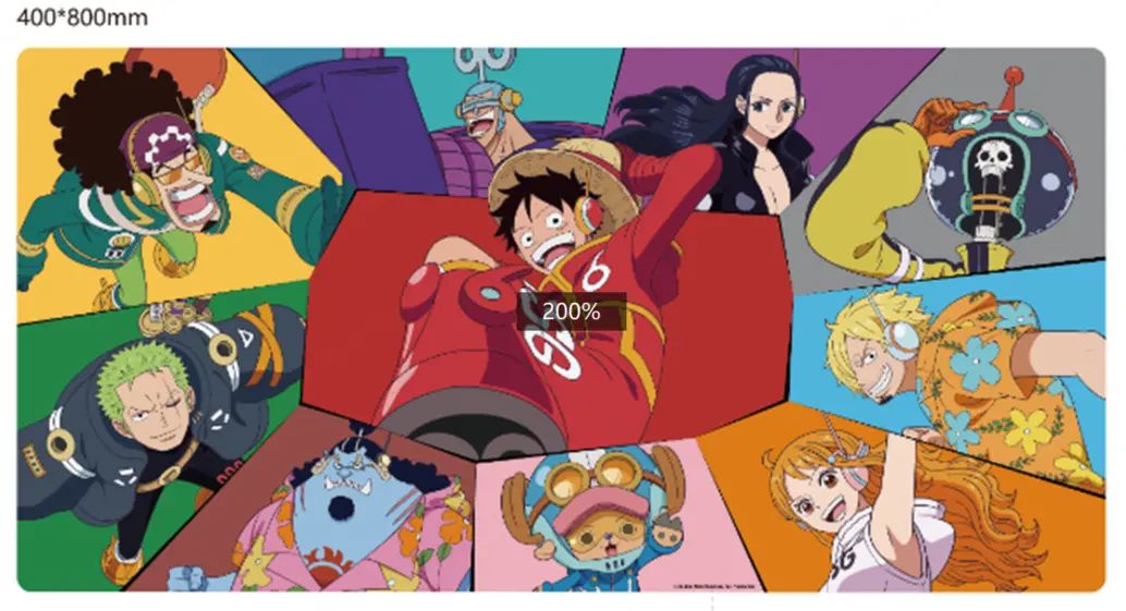 One Piece Collection Large Mouse Pad 1