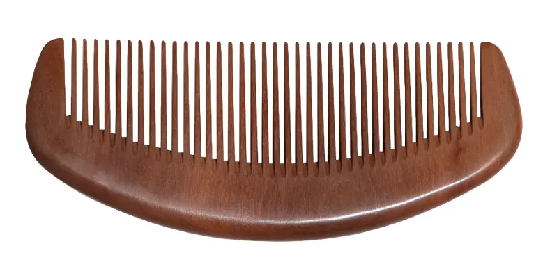 Harmony Series Moon Shape Fine Tooth Detangling Comb 1