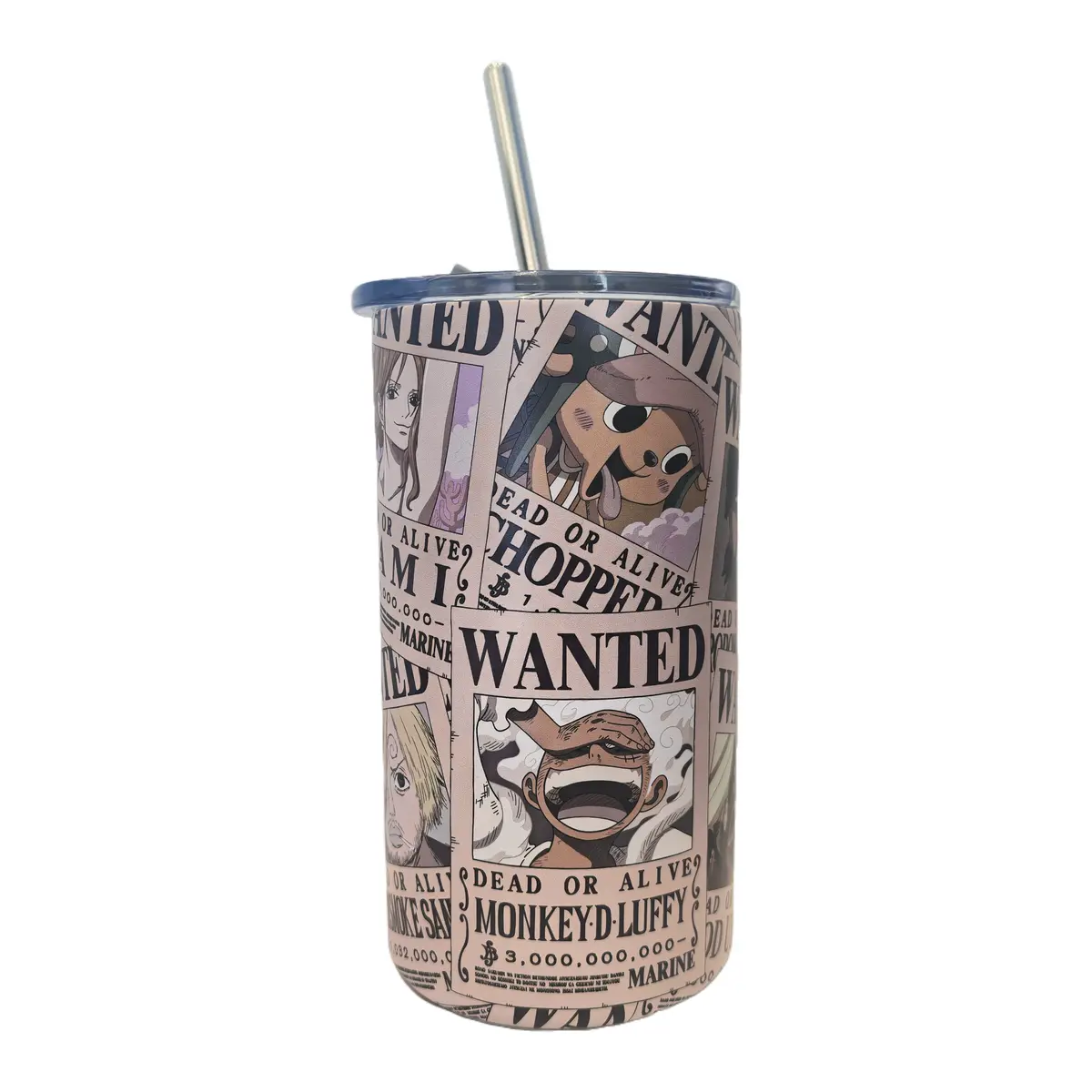One Piece Collection Straw Steel Bottle 550Ml 1