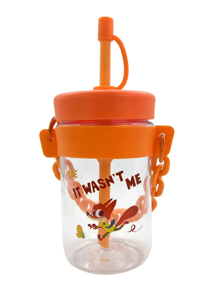 Disney Zootopia Collection Handle Straw Bottle 550Ml(Nick) 1