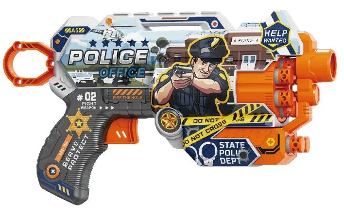 Graffiti Soft Bullet Gun (12 Bullets, 6 Shots)(B) 1