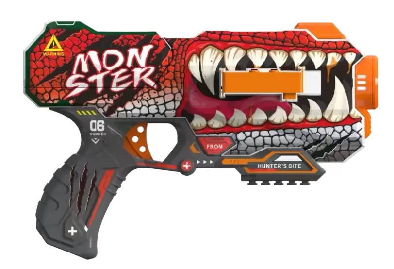 Graffiti Soft Bullet Gun (12 Bullets, 10 Shots)(B) 1