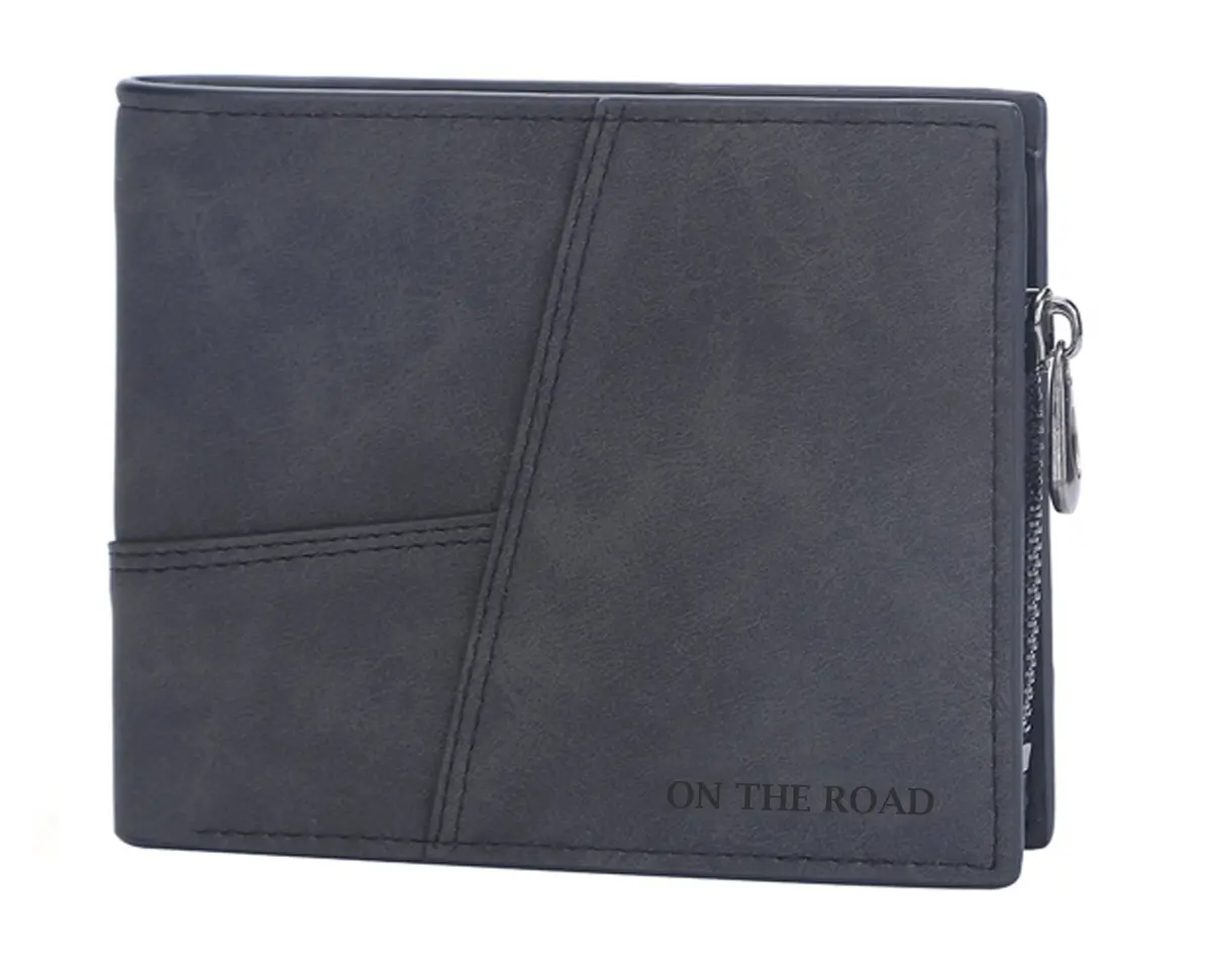 Multifunctional Horizontal Men's Wallet (Black) 1