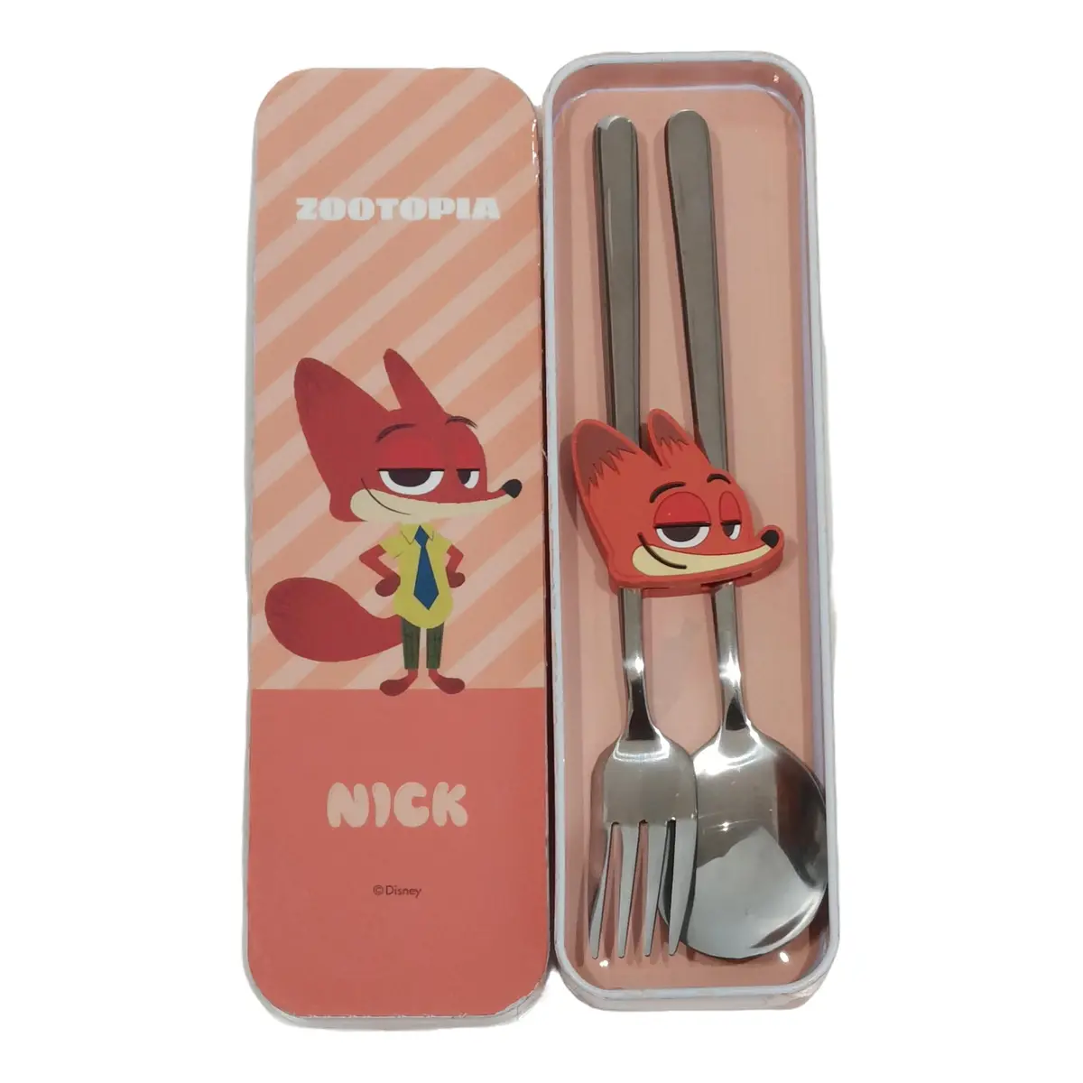 Disney Zootopia Collection Magnetic Flatware Set (Nick) 1
