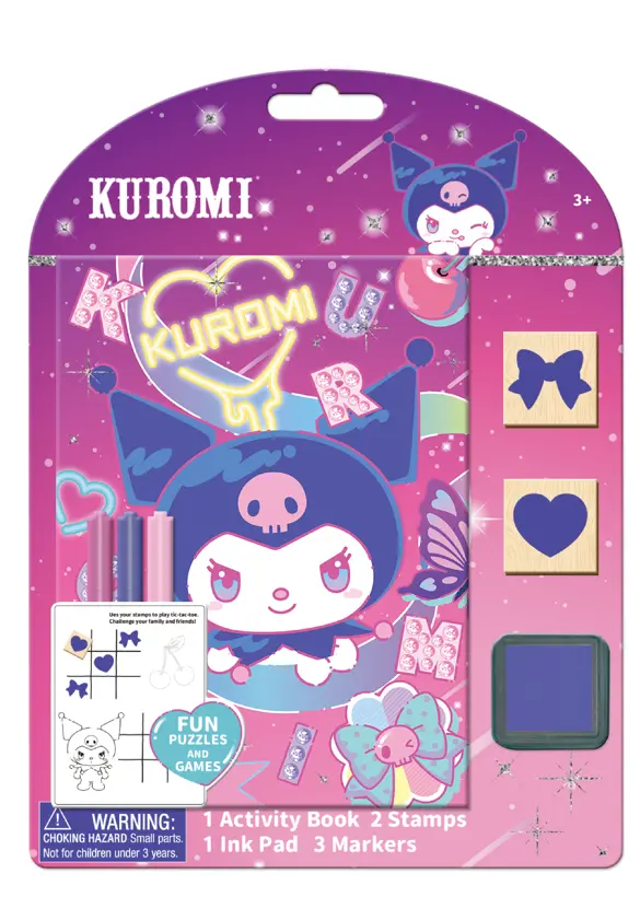 Kuromi Magic Party Collection Stamp Drawing Set 1