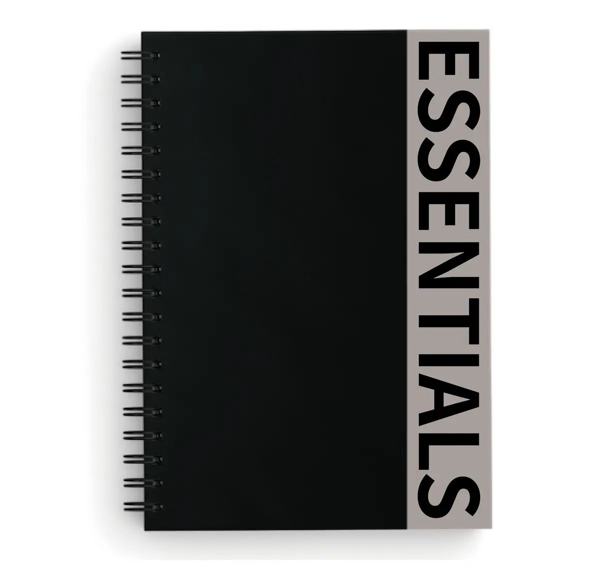 Minimalism Black Collection A5 Colored Edge Wire-Bound Book (100 Sheets) 1