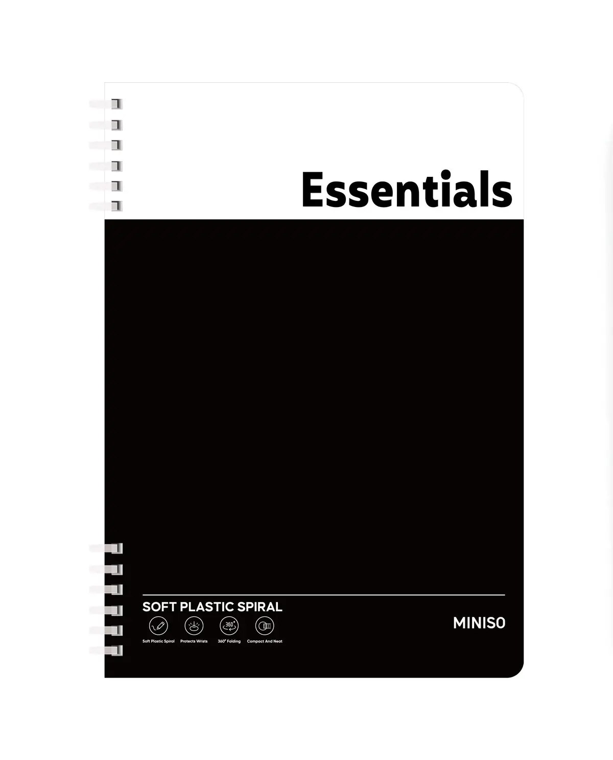Minimalism Black Collection A5 Colored Soft Wire-Bound Book (100 Sheets) 1