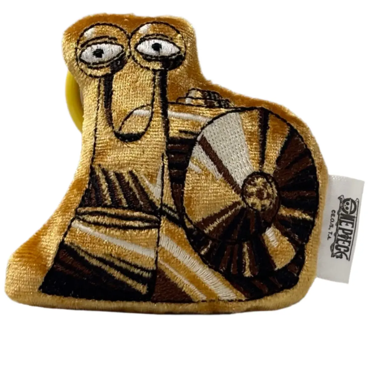 One Piece Collection Golden Transponder Snail Plush Pendant 1