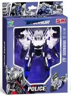 5-In-1 Transformation - Police(Motorcycle, 2) 1