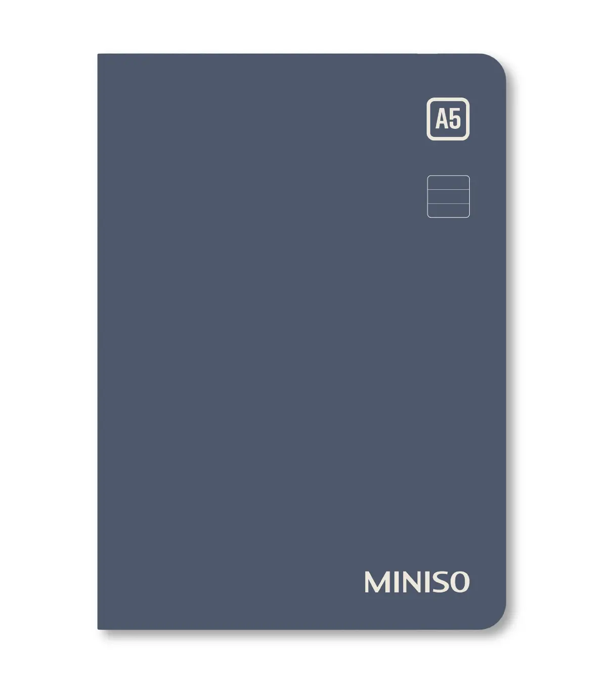 Simple Color Collection A5 Colored-Edge Pp Glue-Bound Book (96 Sheets) (Navy Blue) 1