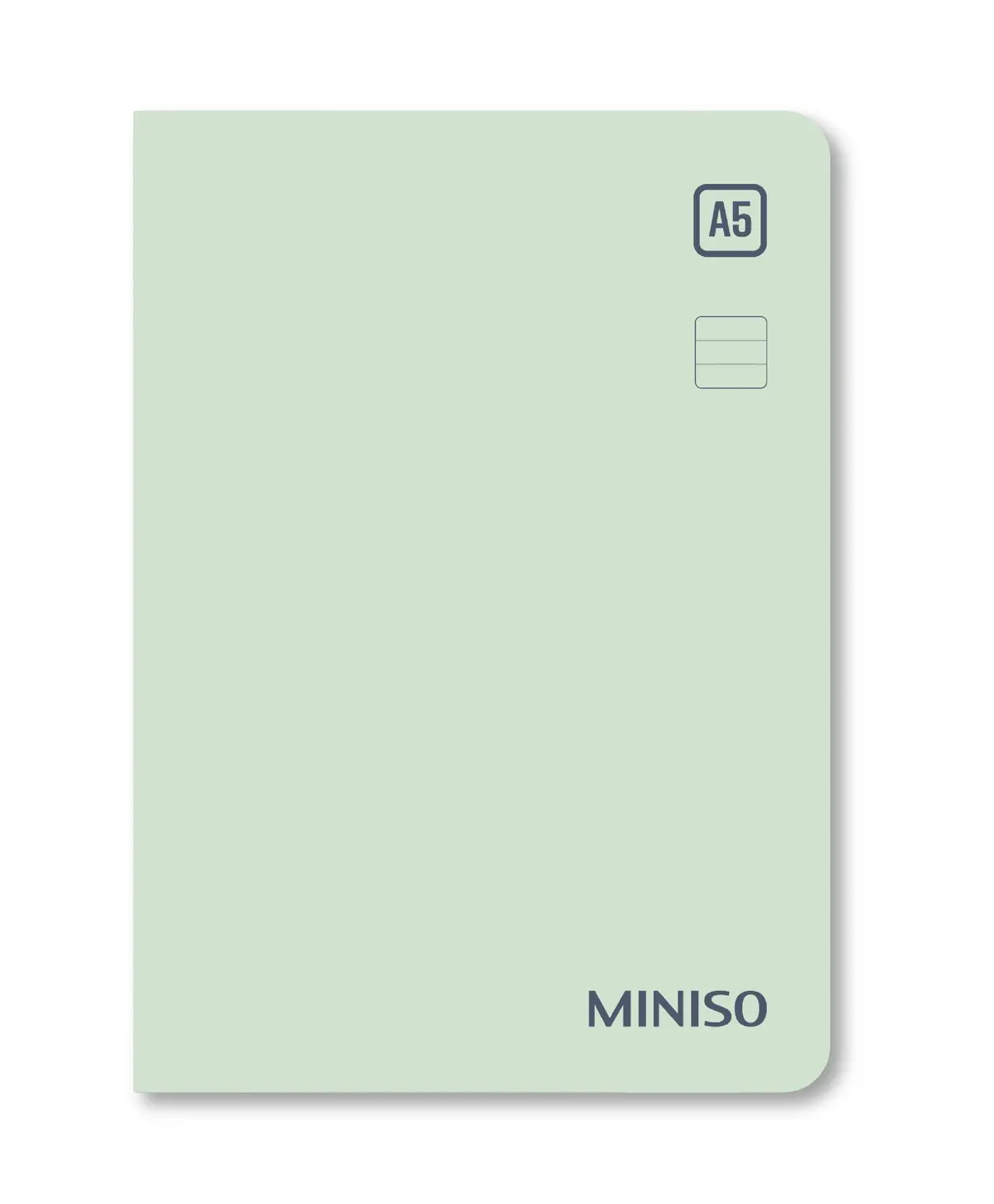 Simple Color Collection A5 Colored-Edge Pp Glue-Bound Book (96 Sheets) (Mint Green) 1