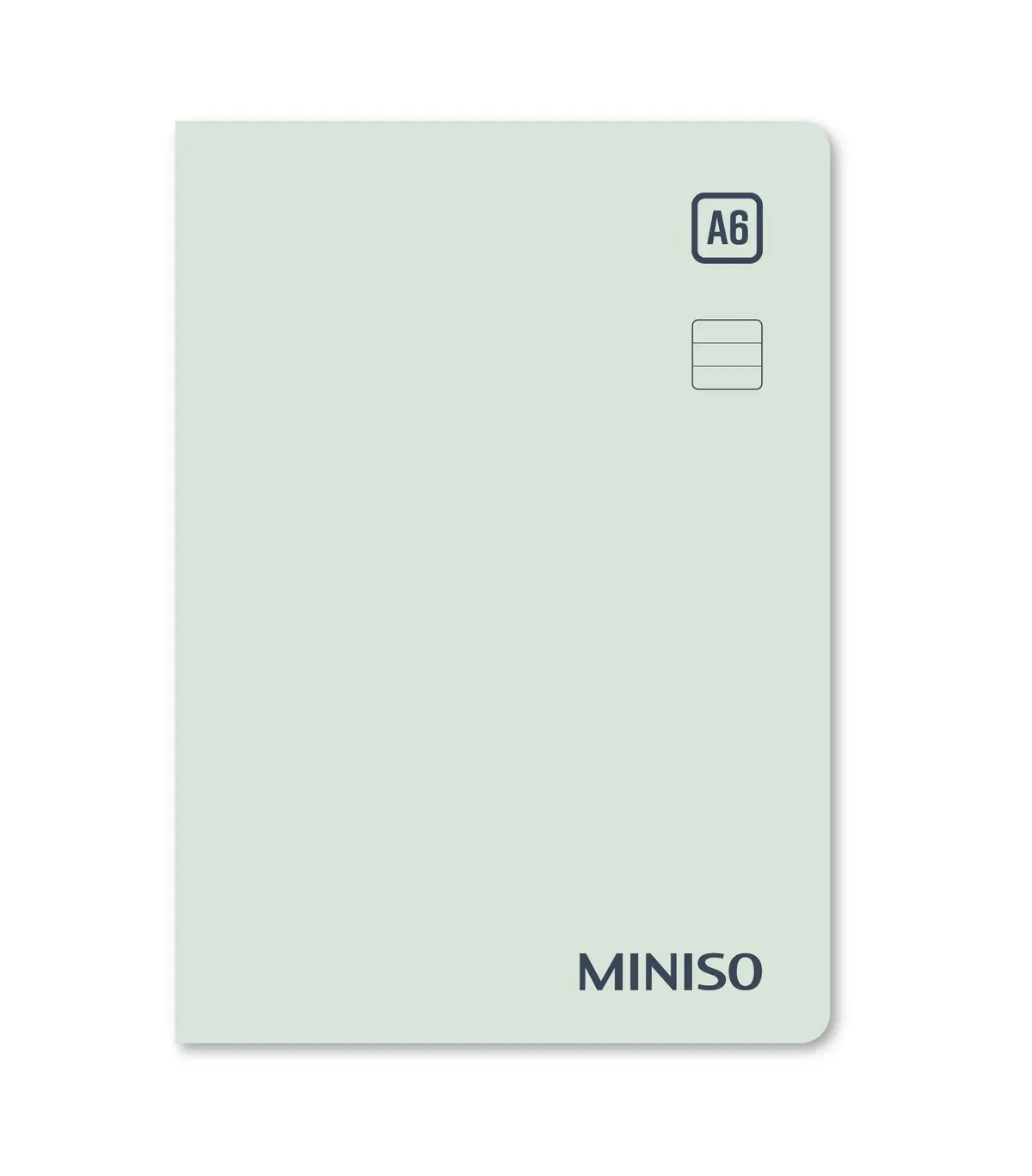 Simple Color Collection A6 Colored-Edge Pp Glue-Bound Book (96 Sheets) (Mint Green) 1