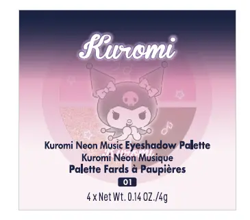 Kuromi Neon Music Eyeshadow Palette (01) 1