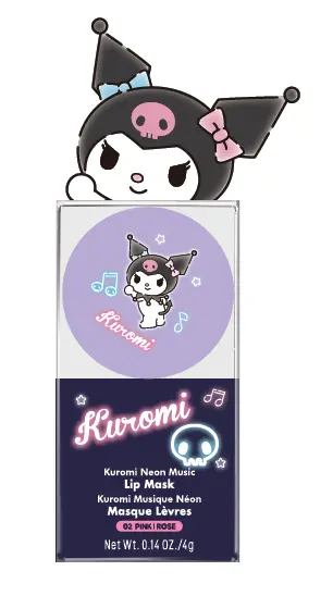 Kuromi Neon Music Lip Mask (02 Pink) 1