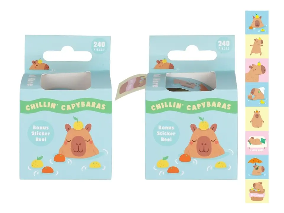 Happy Baking Collection 240-Sheet Drawing Sticker Set (Mimibara) 1