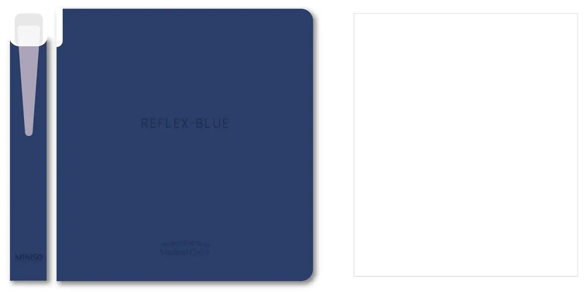 Minimalism Retro Collection Pen Holder Book (96 Sheets) (Midnight Blue) (With 0.5Mm Black Gel Pen) 1