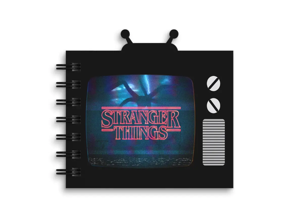 Stranger Things Collection Figure Wire-Bound Book (B) (80 Sheets) 1