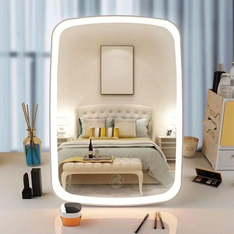 Led Makeup Mirror With Storage Stand Model: Scjz-2103 1