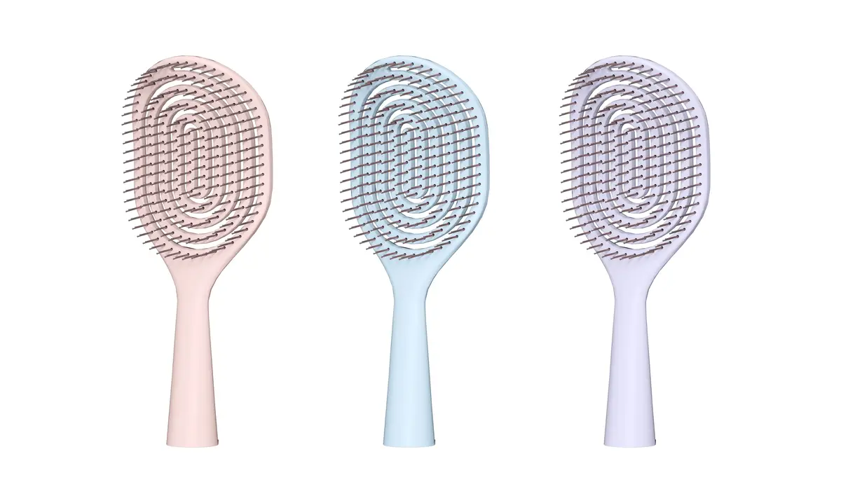 Self-Standing Vented Hairbrush 1