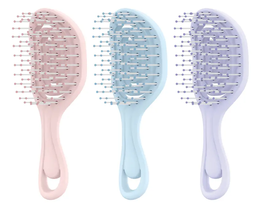 Mini Vented Hairbrush With Hanging Hole 1