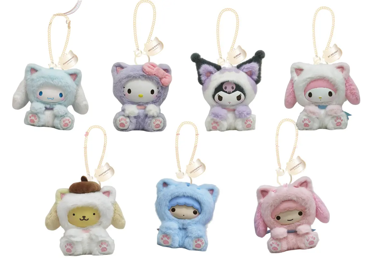 Hello Kitty And Friends Hide And Seek Collection Vinyl & Plush Pendant Surprise Box 1