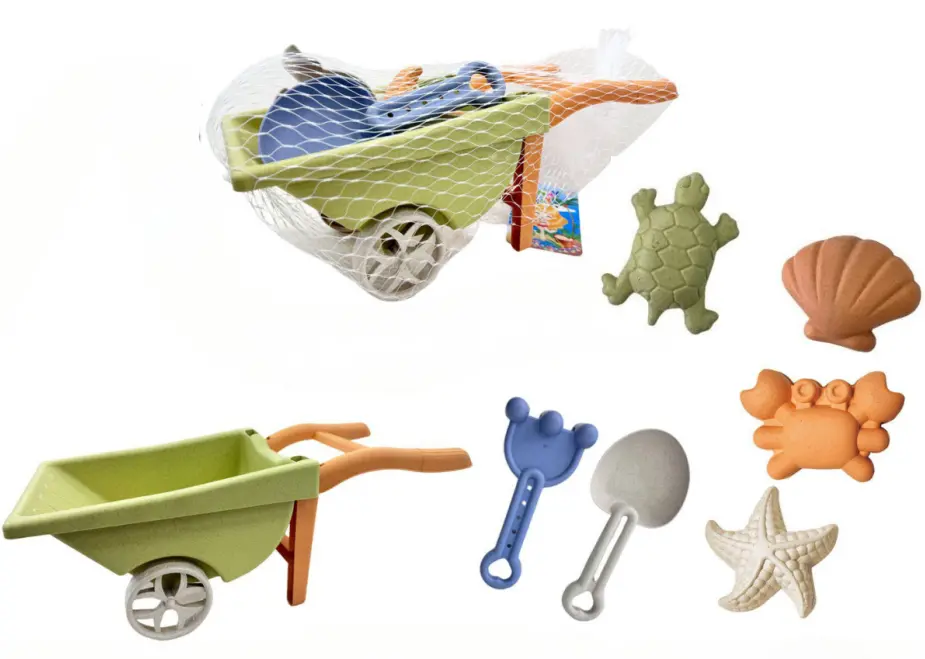 Wheat Straw Beach Set (Cart) 1