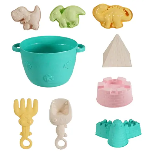 Wheat Straw Beach Set (Beach Bucket) 1