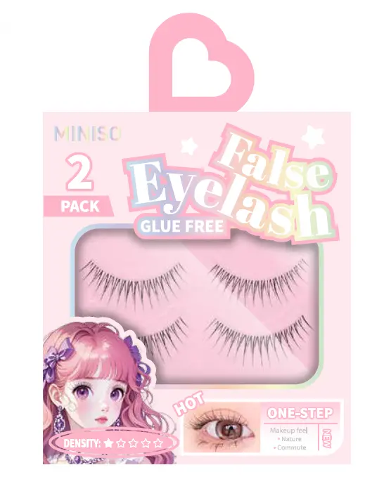 Bloom & Glow Series Natural False Eyelashes (2 Pairs) 1