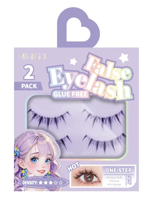 Bloom & Glow Series Natural False Eyelashes (2 Pairs) 1