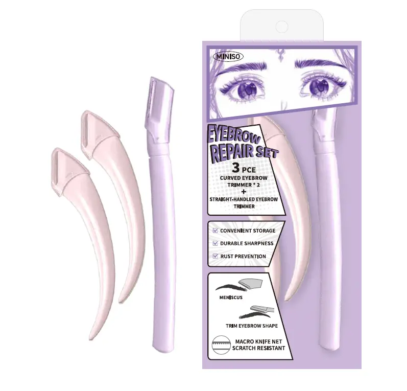 Bloom & Glow Series Eyebrow Razors Set (3 Pcs) 1