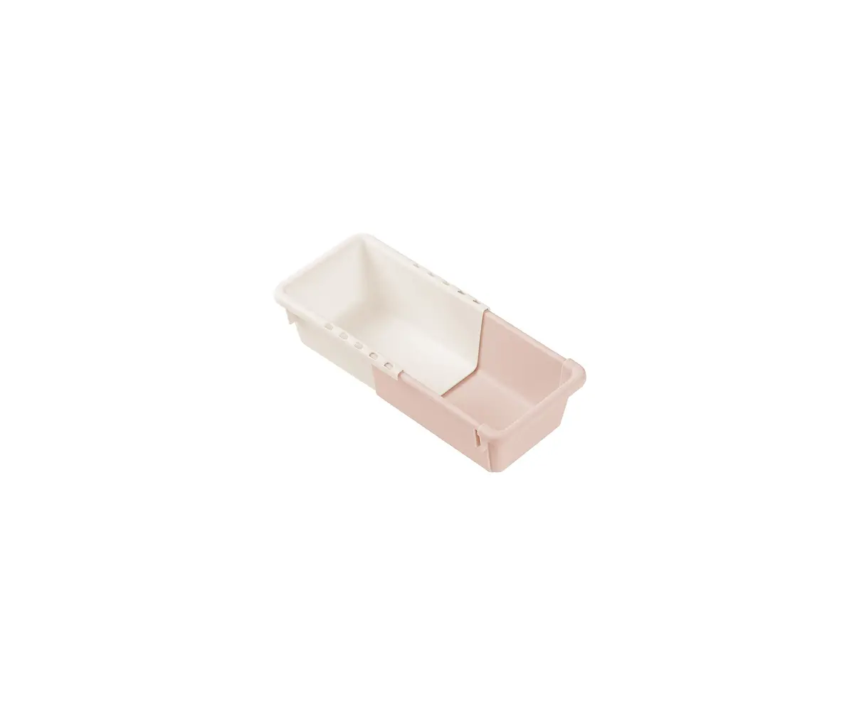 Macaron Series Extendly Color-Block Storage Organizer (S)(Pink) 1