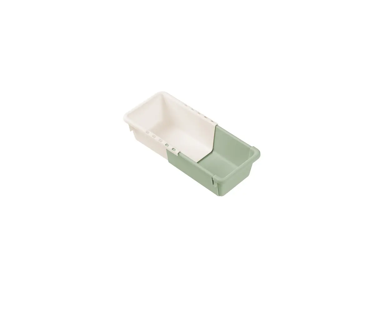 Macaron Series Extendly Color-Block Storage Organizer (S)(Green) 1