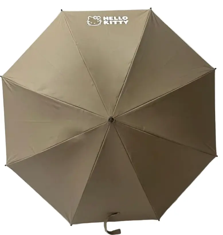 Hello Kitty Leopard Print Series Portable Straight Sun Umbrella 1