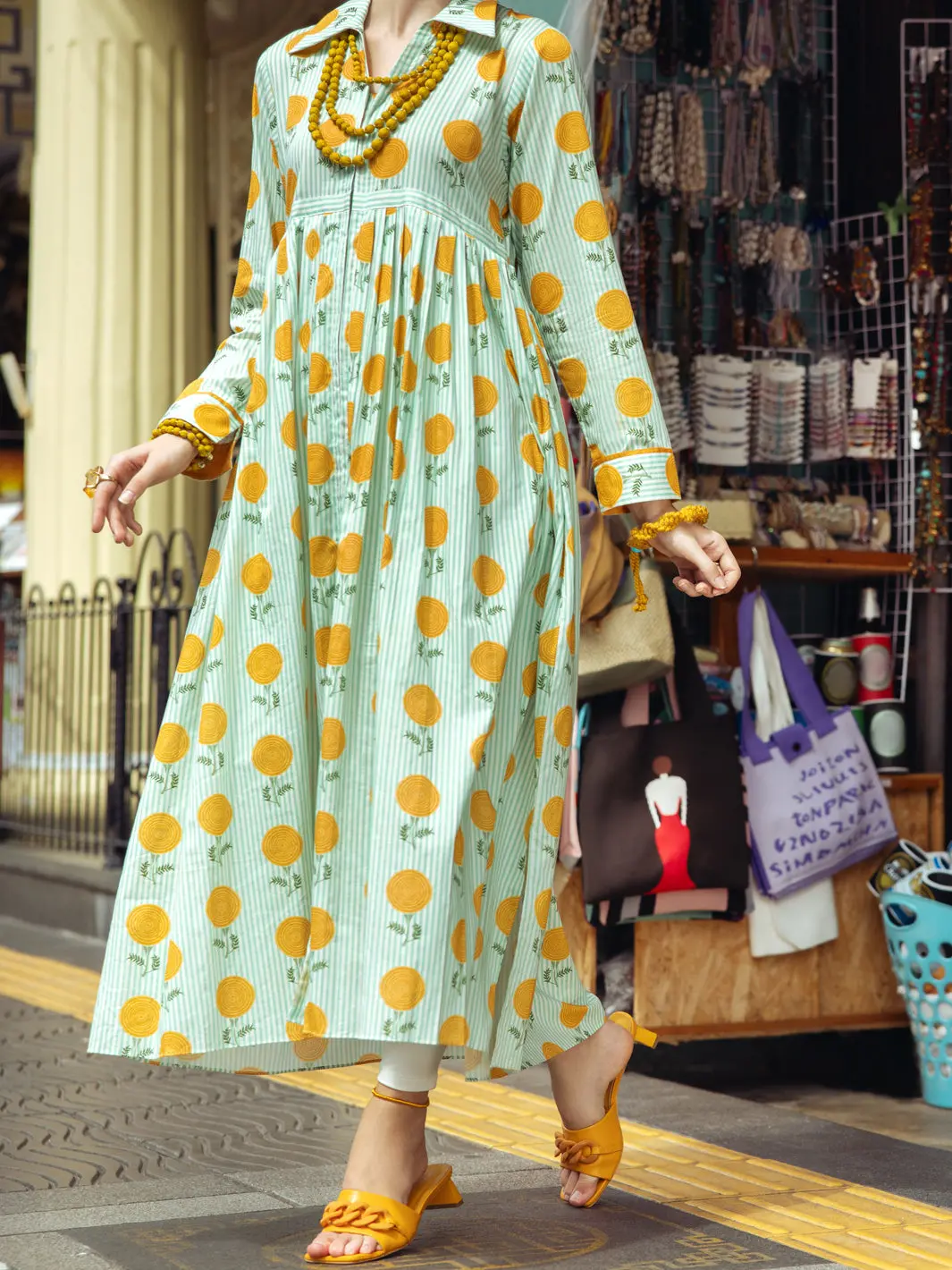 Turquoise Cambric Tunic - Alp-Lk-1761 1