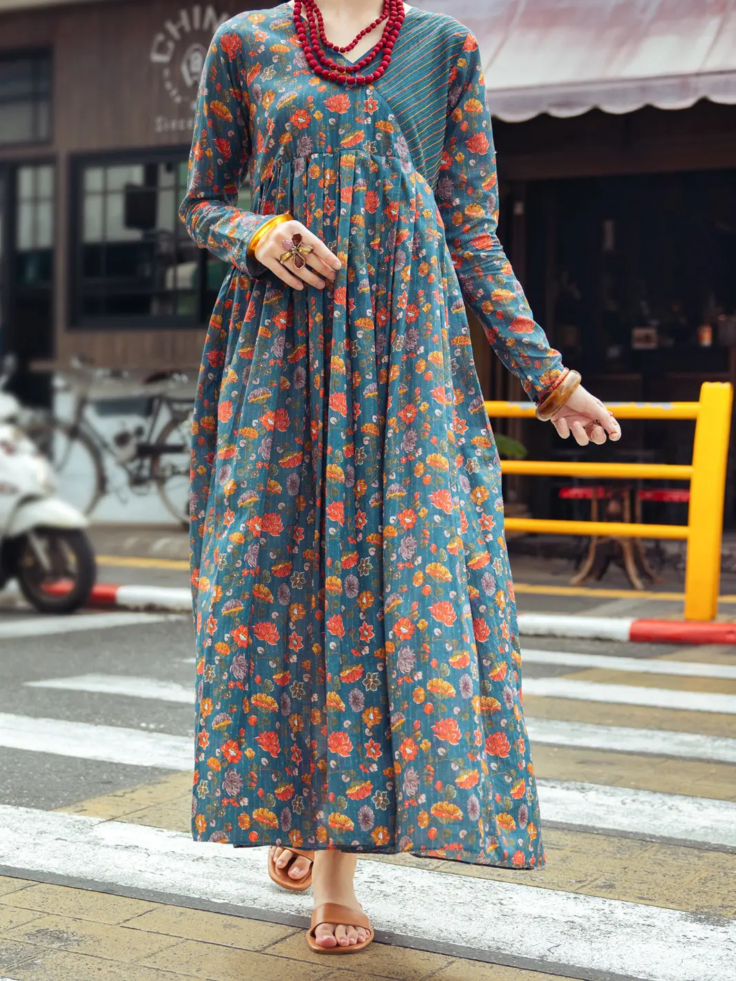 Navy Blue Lawn Tunic - Alp-Lk-1763 1