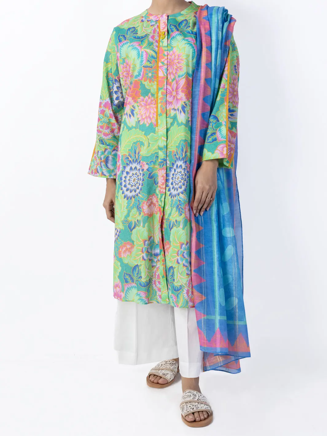 Green Lawn 2Pc Unstitched - Alp-2Ps-1788 1